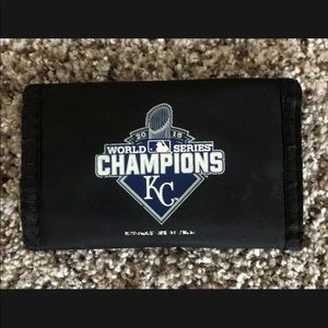 kansas city royals 2015 world series champs wallet